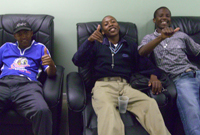 Boys in Swaziland post-surgery. AUA volunteers performed over 300 male circumcision surgeries during their 2-week visit.